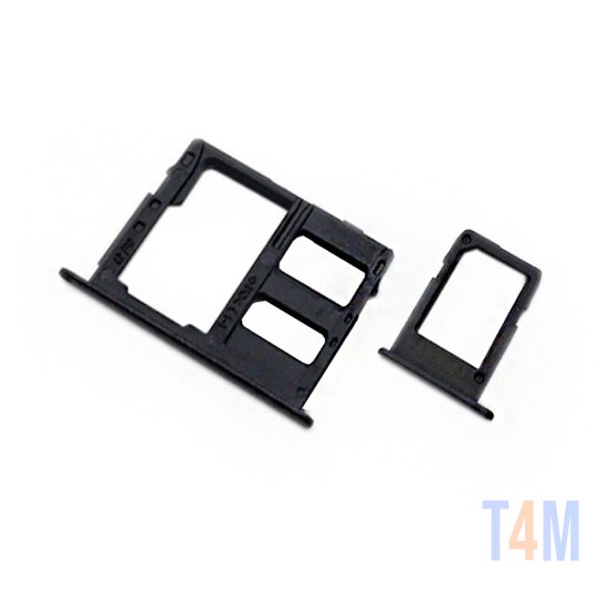 SOPORTE DE TARJETA SAMSUNG GALAXY A6/A600F/A6 PLUS/A605F 2 JUEGOS NEGRO